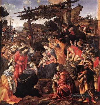  14 - Anbetung der Könige 1496 Christentum Filippino Lippi